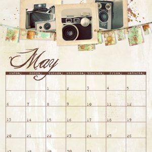 2012 8.5x11 quick page calendar