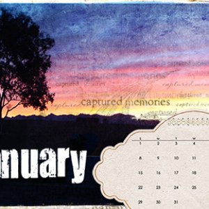 4 x 6 Calendar January 2012