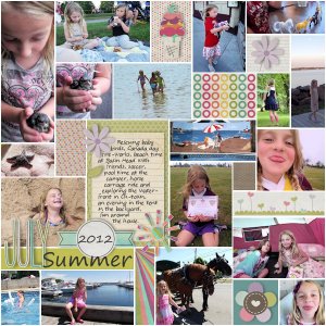 July 2012 Summer Collage
