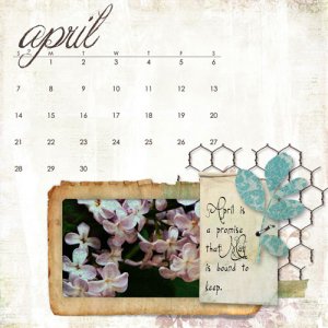 CD calendar - April