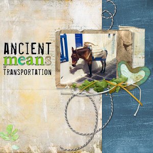 Ancient means of transportation