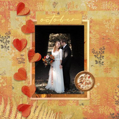 Fall-ing in Love Sample Layout