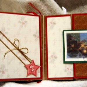 Christmas Paper Bag Album Back (inside)