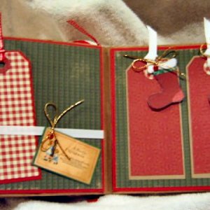 Christmas Paper Bag Album (inside)
