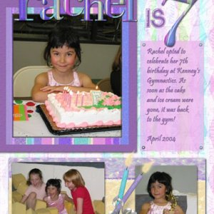 Rachel is 7 by Carol Matsumura