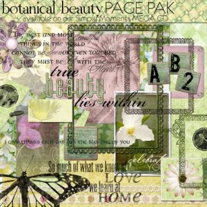 Botanical Beauty Page Pak