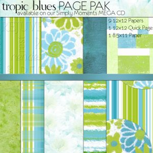 Tropic Blues Page Pak Papers