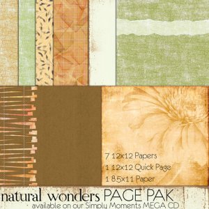 Natural Wonders Page Pak Papers