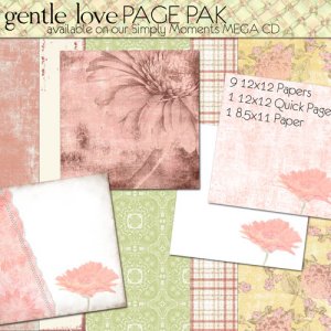 Gentle Love Page Pak Papers