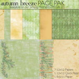 Autumn Breeze Page Pak Papers