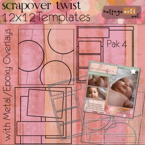 ScrapOver Twists Pak 4