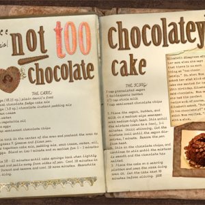"Not TOO Chocolatey" Chocolate Cake