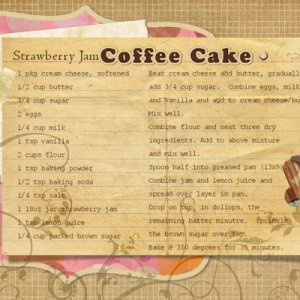 Strawberry Jam Coffee Cake