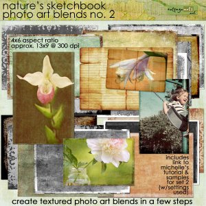 Nature's Sketchbook Photo Art Blends2
