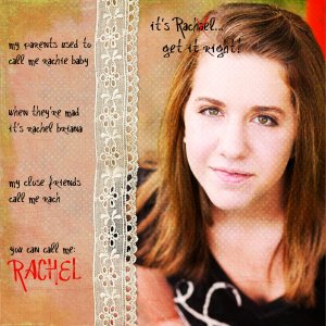 call me Rachel