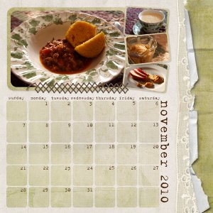 8x8 (or CD Case) Perpetual Calendar Sample