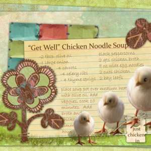 Get well chicken noodle soup