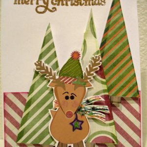 Reindeer Elf card