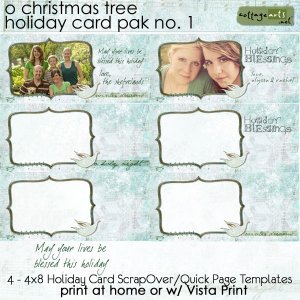 o christmas tree holiday cards 1